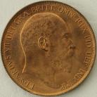 PENNIES 1904  EDWARD VII SCARCE BU