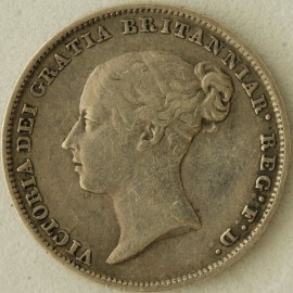 SIXPENCES 1851  VICTORIA  GF