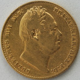 SOVEREIGNS 1837  WILLIAM IV WILLIAM IV GF/VF