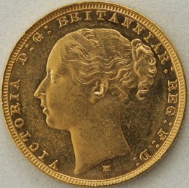 SOVEREIGNS 1883  VICTORIA MELBOURNE ST. GEORGE GEF