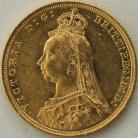 SOVEREIGNS 1891  VICTORIA JUBILEE HEAD SYDNEY GEF 