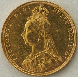 SOVEREIGNS 1892  VICTORIA JUBILEE HEAD SYDNEY NEF