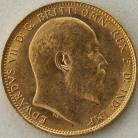 SOVEREIGNS 1905  EDWARD VII LONDON BU