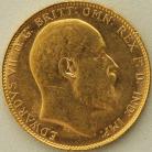 SOVEREIGNS 1907  EDWARD VII PERTH UNC LUS.