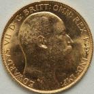 HALF SOVEREIGNS 1902  EDWARD VII LONDON BU