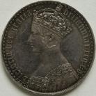 CROWNS 1847  VICTORIA GOTHIC TYPE SCARCE EF