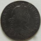 CROWNS 1669  CHARLES II 2ND BUST. V.PRIMO. VERY SCARCE F