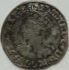 ELIZABETH I 1553 -1554 ELIZABETH I GROAT. CROWNED BUST. MM POMEGRANATE VF