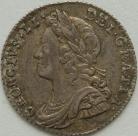 SIXPENCES 1731  GEORGE II ROSES AND PLUMES GEF