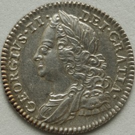 SIXPENCES 1750  GEORGE II  UNC LUS