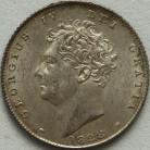 SIXPENCES 1828  GEORGE IV SCARCE UNC.T