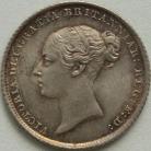 SIXPENCES 1843  VICTORIA VERY SCARCE GEF