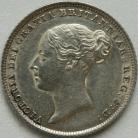 SIXPENCES 1844  VICTORIA LARGE 44 UNC LUS