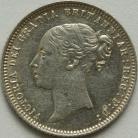 SIXPENCES 1873  VICTORIA DIE NUMBER 43 GEF