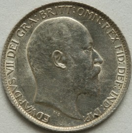 SIXPENCES 1906  EDWARD VII  GEF