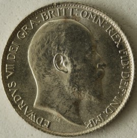 SIXPENCES 1906  EDWARD VII  BU