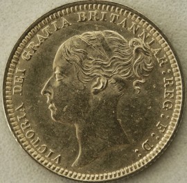 SIXPENCES 1880  VICTORIA 2ND BUST. VERY SCARCE UNC LUS