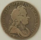 SHILLINGS 1725  GEORGE I WCC. WELSH COPPER CO. VERY RARE GF/NVF