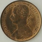 PENNIES 1888  VICTORIA F126 UNC LUS