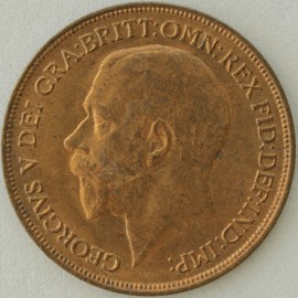 PENNIES 1915  GEORGE V  UNC LUS