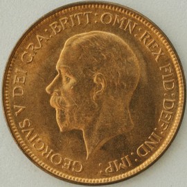 PENNIES 1928  GEORGE V  BU