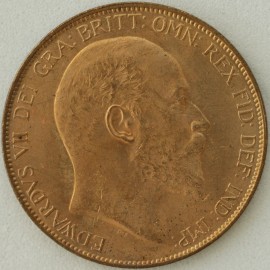 PENNIES 1906  EDWARD VII  BU