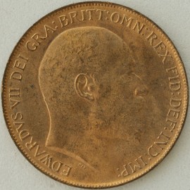 PENNIES 1910  EDWARD VII  BU