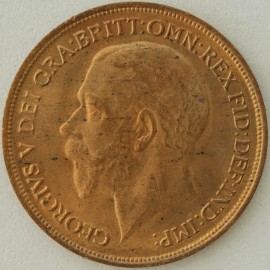 PENNIES 1915  GEORGE V  UNC LUS