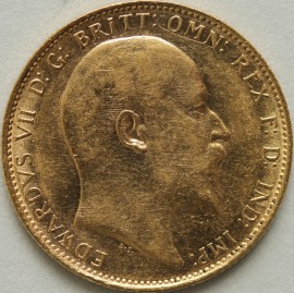 SOVEREIGNS 1910  EDWARD VII MELBOURNE GEF