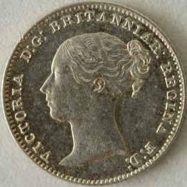 GROATS 1851  VICTORIA RARE BU