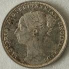 THREEPENCES SILVER 1880  VICTORIA BU