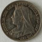 THREEPENCES SILVER 1894  VICTORIA VERY SCARCE GEF