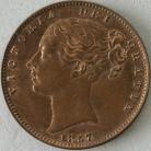 FARTHINGS 1857  VICTORIA SCARCE UNC LUS