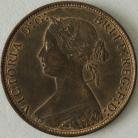 HALFPENCE 1872  VICTORIA GEF