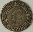 ELIZABETH I 1561  ELIZABETH I SIXPENCE 3RD ISSUE. BUST 1F. SMALL BUST WITH ROSE AND DATE. MM PHEON. SCARCE. GVF