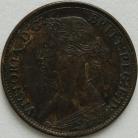 FARTHINGS 1863  VICTORIA VERY RARE GEF