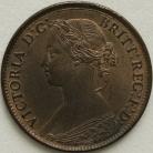 FARTHINGS 1865  VICTORIA UNC.T