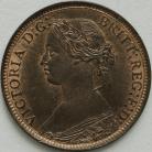 FARTHINGS 1868  VICTORIA  UNC LUS