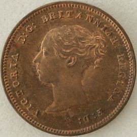 HALF FARTHINGS 1843  VICTORIA  UNC LUS