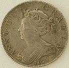 SHILLINGS 1703  ANNE VIGO SCARCE GVF