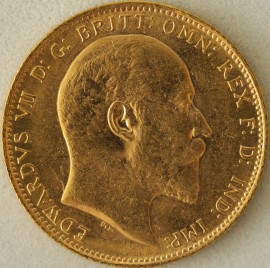 SOVEREIGNS 1902  EDWARD VII MELBOURNE  UNC LUS.