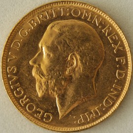 SOVEREIGNS 1913  GEORGE V PERTH UNC LUS.