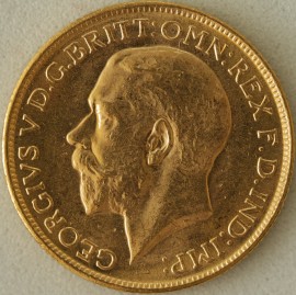 SOVEREIGNS 1916  GEORGE V MELBOURNE BU