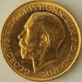 SOVEREIGNS 1918  GEORGE V PERTH BU