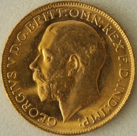 SOVEREIGNS 1923  GEORGE V PERTH BU