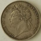 CROWNS 1821  GEORGE IV SECUNDO NVF