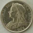 HALF CROWNS 1895  VICTORIA BU