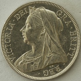 HALF CROWNS 1895  VICTORIA  BU