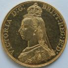 FIVE POUNDS (GOLD) 1887  VICTORIA PROOF LIKE FIELDS GEF