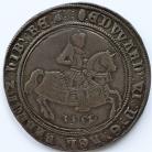 CROWNS 1552  EDWARD VI FINE SILVER ISSUE KING ON HORSEBACK  WITH DATE BELOW HORSE. MM TUN S2478 EDGE FLAWS GVF/VF